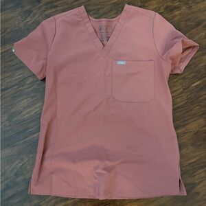 Figs XS Women’s Mauve Scrub Top